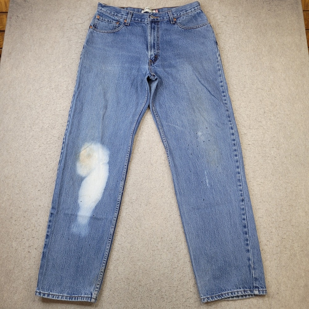 Levi's 550 Jeans Mens 36x34 (Tag 36x36)‎ Blue Denim Relaxed Straight Vintage Y2K